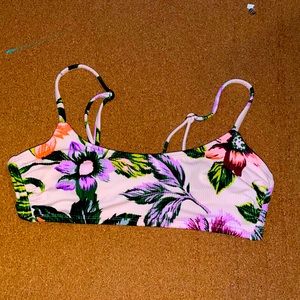 Floral Xhilaration bikini top size medium